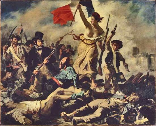 550x442 The French Revolution - French Revolution Painting