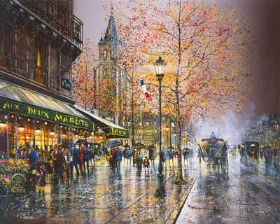 400x320 Affordable French Streets Posters For Sale - French Street Painting