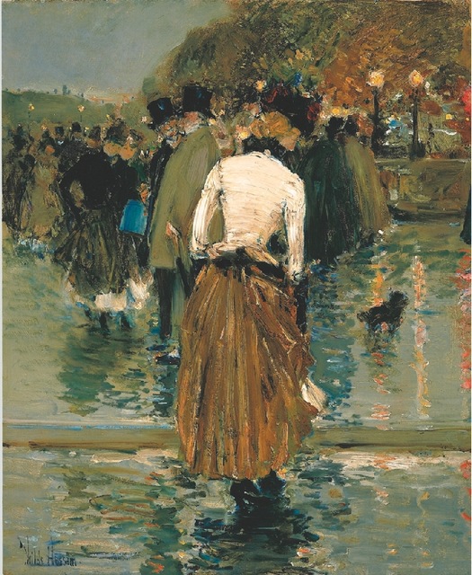 525x640 Canvas Prints French Street Painting Impression Rain Scenery - French Street Painting