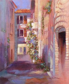 236x289 French Street Scene Dorothy Fagan Limited Edition By Dfcollection - French Street Scene Painting