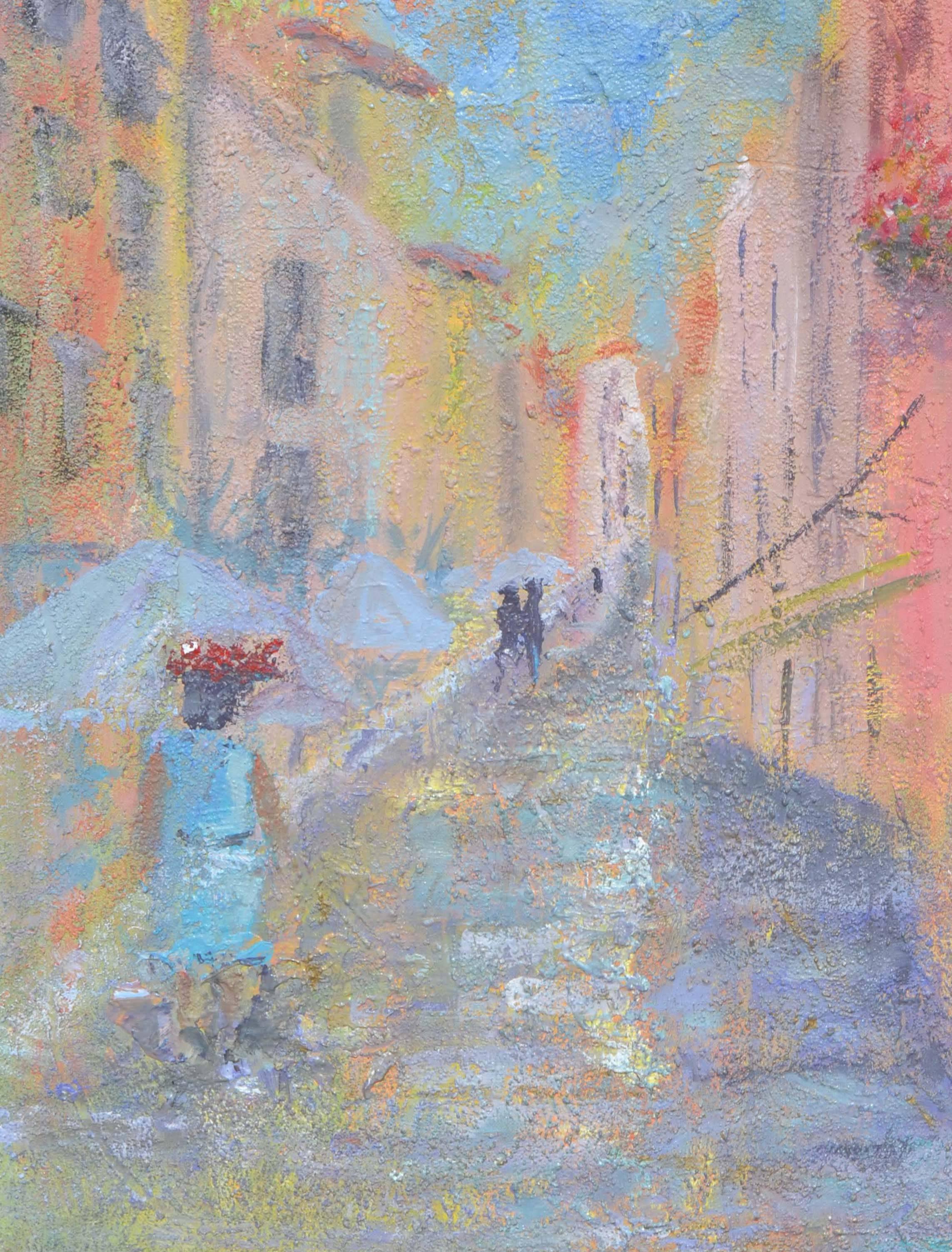2286x3006 Sandra Laboue Erba - French Street Scene Painting