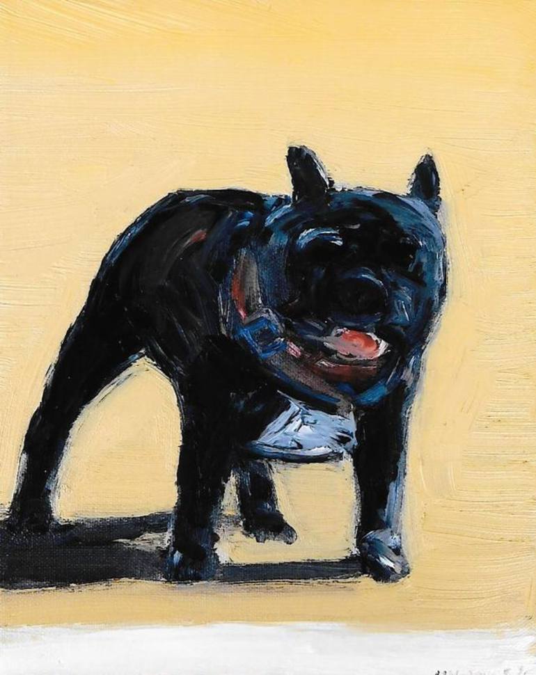 770x970 Saatchi Art Frenchie Painting By Dan Adams - Frenchie Painting