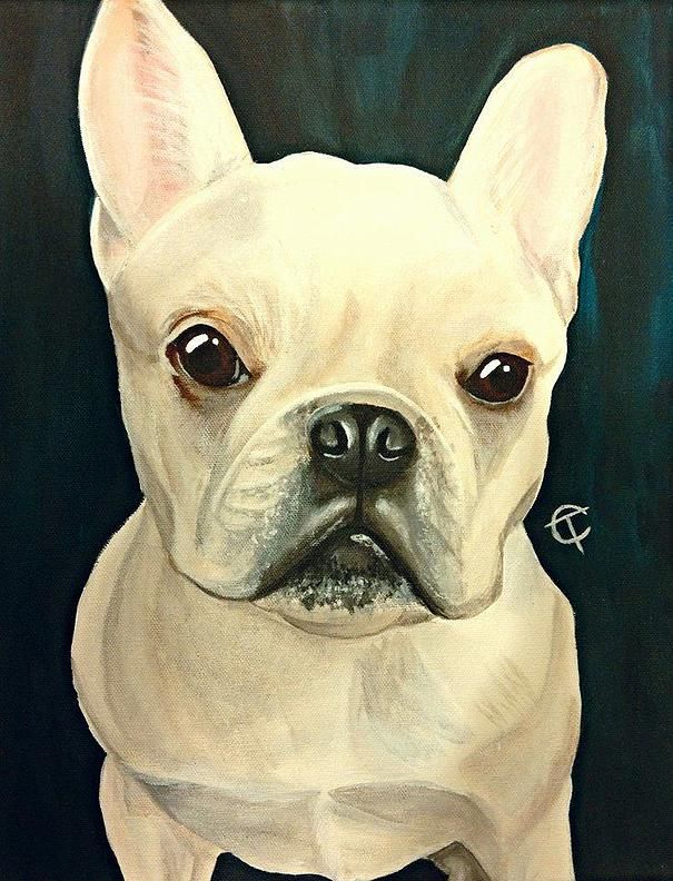 Frenchie Painting at Explore collection of Frenchie Painting