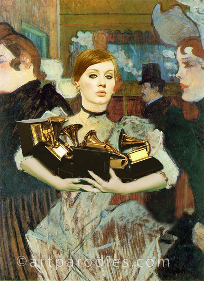 710x981 Celebrities Art Parodies - Frequently Parodied Painting