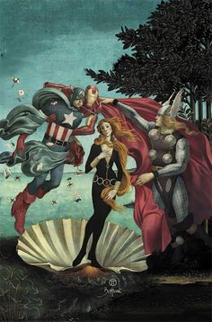 236x358 50 Best Art Parody The Birth Of Venus Images - Frequently Parodied Painting