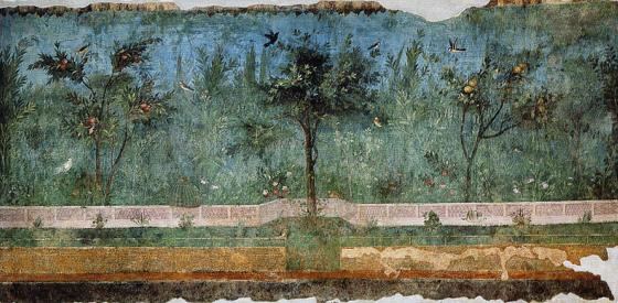 560x275 Roman) Wall Fresco Exarc - Fresco Wall Painting