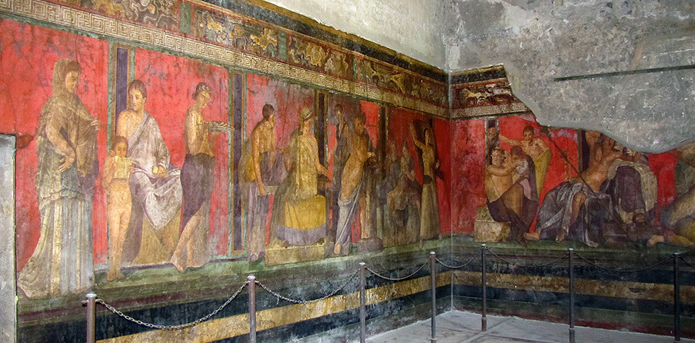 1000x494 Roman Wall Painting Styles (Article) Khan Academy - Fresco Wall Painting