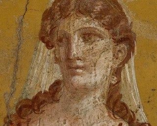 320x258 Fine Art Murals Detail Of Ancient Roman Fresco Painting - Fresco Wall Painting