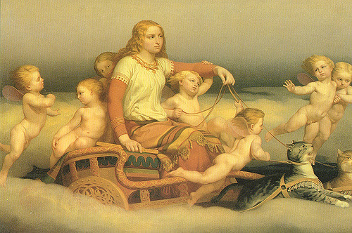 500x332 Freya, Norse Goddess Of Love And Fertility N.j.o. Blommer - Freya Painting