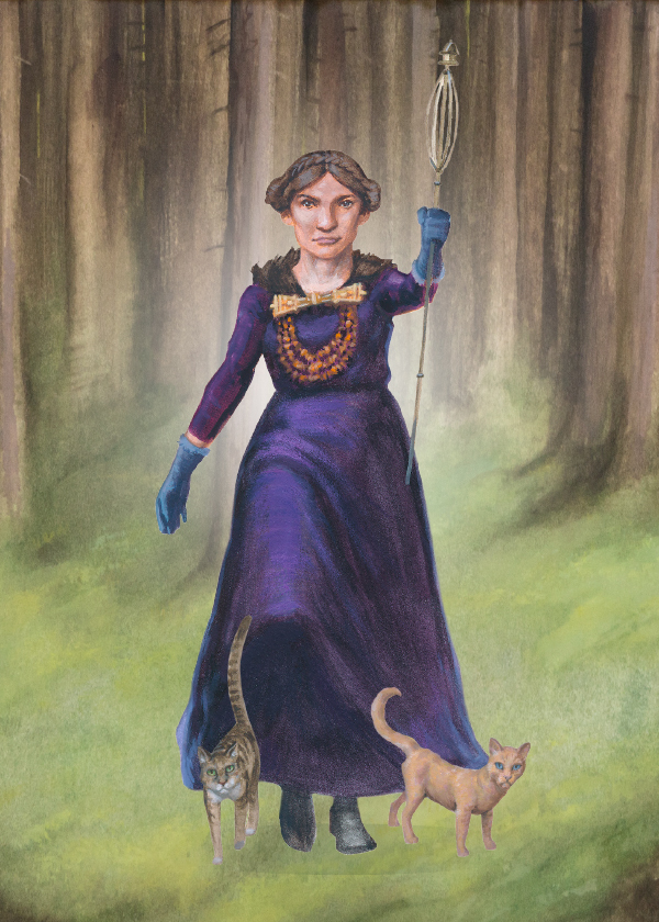 600x840 Freyja Predicted The Future The Swedish History Museum - Freyja Painting