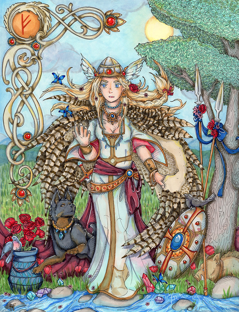 Freyja Painting At PaintingValley.com | Explore Collection Of Freyja ...