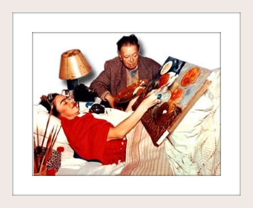 513x421 Frida And Diego Painting In Bed Oh Lovely Lolo - Frida Diego Painting