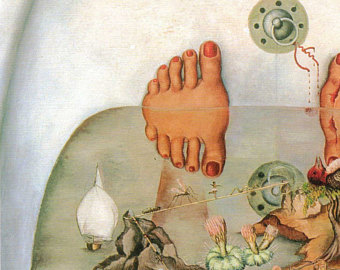 340x270 Macabre Painting Etsy - Frida Kahlo Bathtub Painting