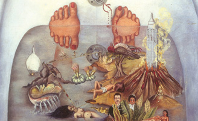 815x499 What The Water Gave Me By Frida Kahlo - Frida Kahlo Bathtub Painting