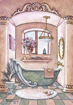 250x357 Bathtub Paintings - Frida Kahlo Bathtub Painting