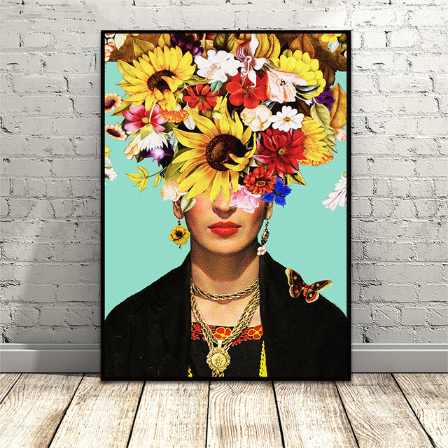 Frida Kahlo Flower Painting at PaintingValley.com | Explore collection ...