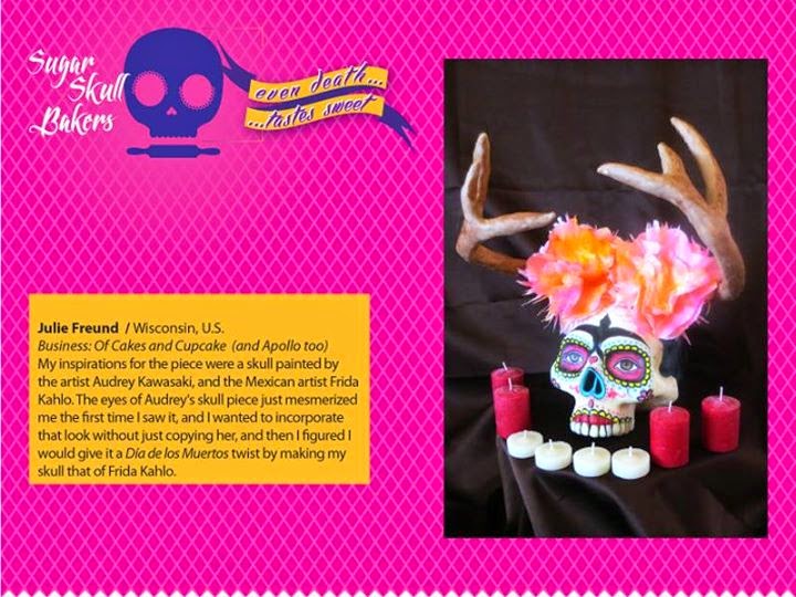 720x540 Of Cakes And Cupcake (And Apollo Too) Dia De Los Muertos Frida - Frida Kahlo Sugar Skull Painting