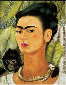 233x300 Frida Kahlo Oil Painting On Canvas Modern Art Self Portrait - Frida Painting
