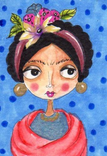 344x500 Frida Kahlo Painting Ebay - Frida Painting