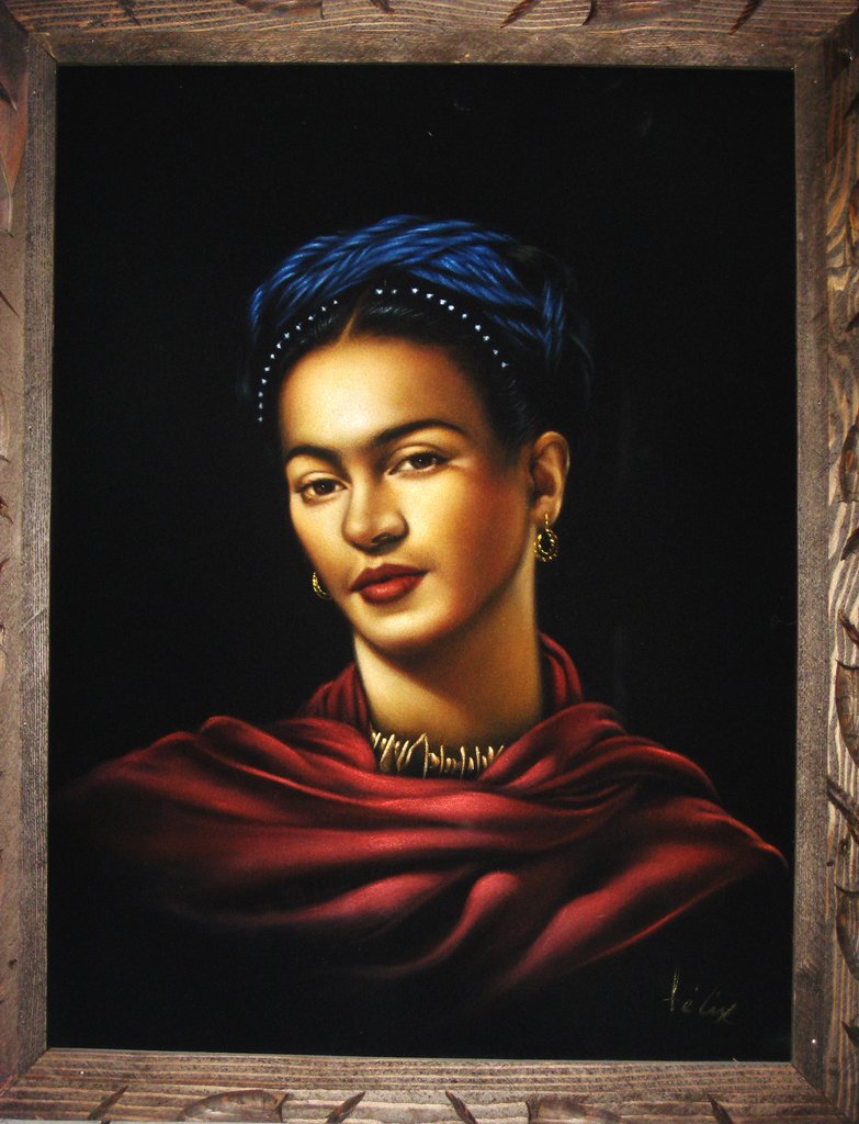 783x1024 Frida Kahlo Portrait, Ofelia Medina As Frida, Original Oil - Frida Painting