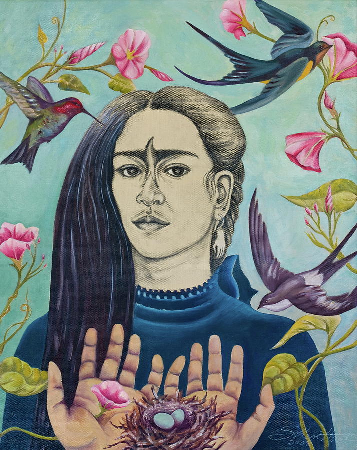 713x900 For Frida Painting By Sheri Howe - Frida Painting