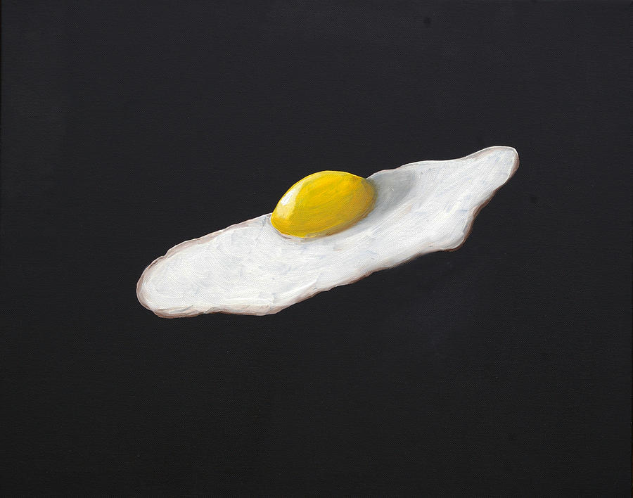 900x708 Fried Egg Painting By Sean Keir Walburn - Fried Egg Painting