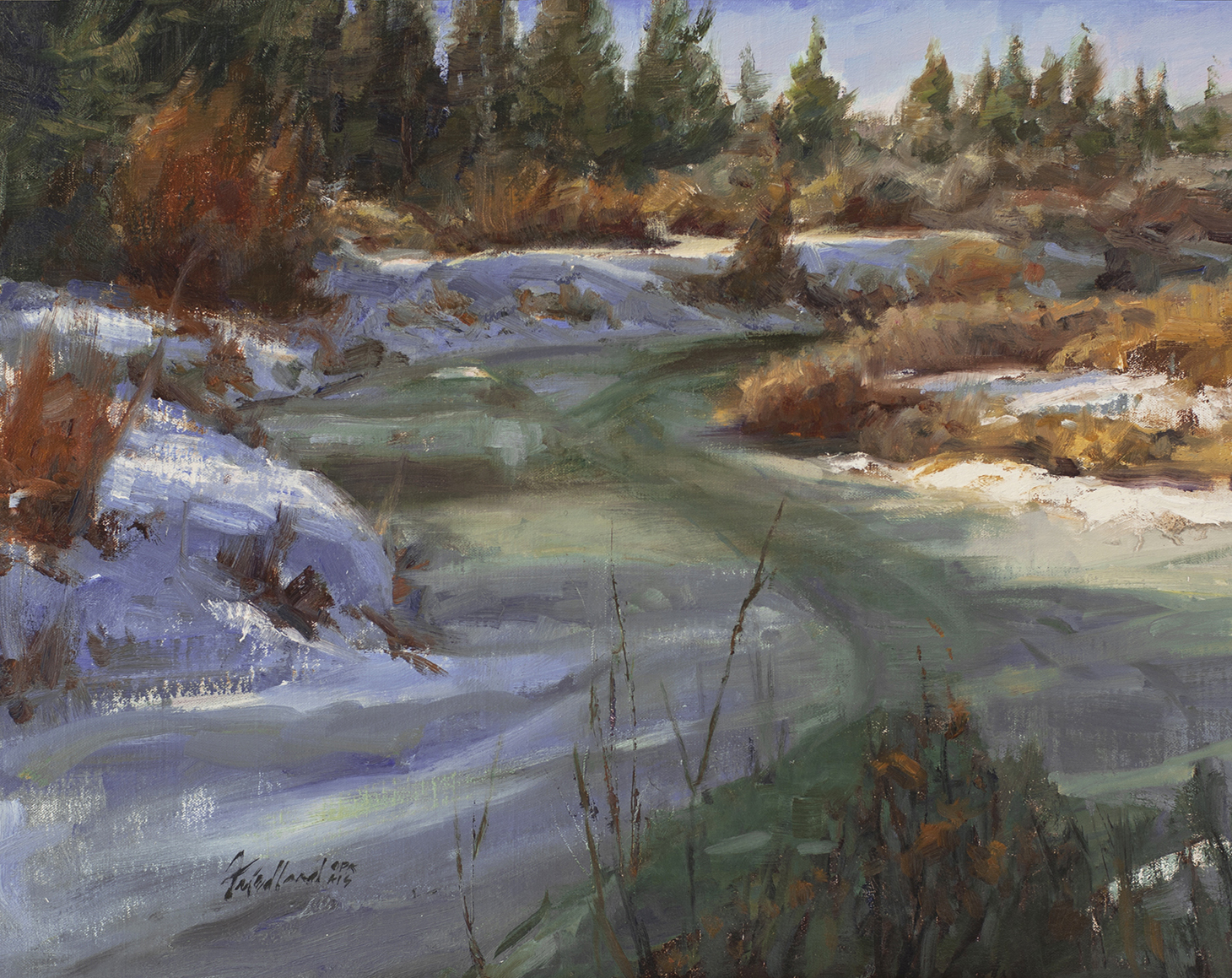 1460x1159 Painting The Landscape Loosely But Accurately By Howard Friedland - Friedland Painting