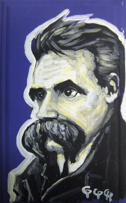 420x676 Friedrich Nietzsche By Gpr117 - Friedrich Nietzsche Painting
