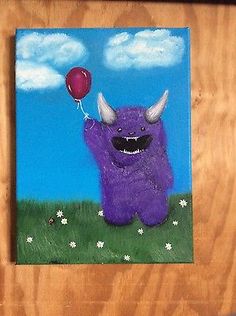 236x316 Retrato Encantador Pinturas Coloridas Por Svenja Jodicke Class - Friendly Monster Painting