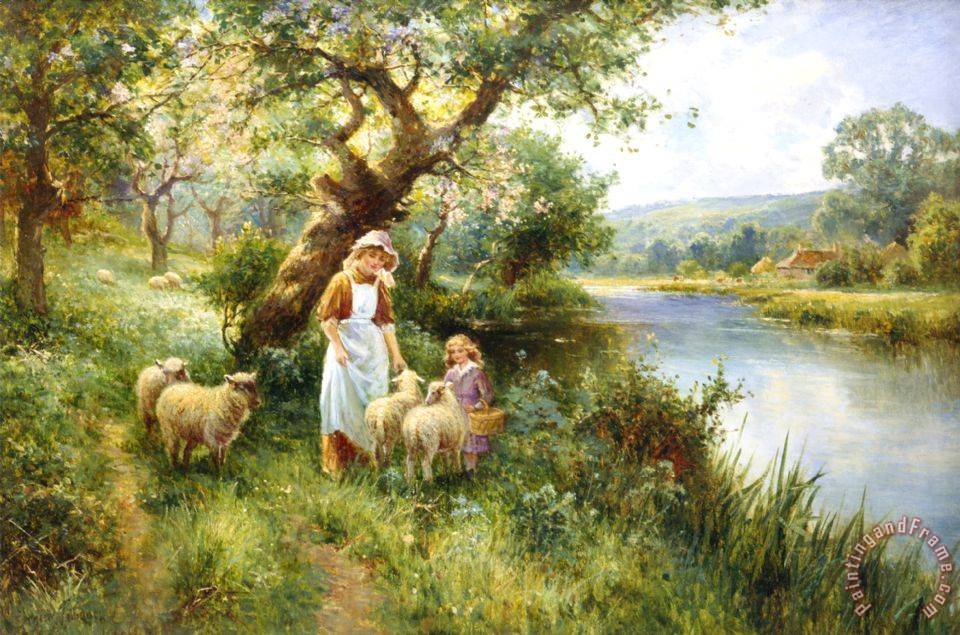 960x635 Ernest Walbourn Friendly Greeting Painting - Friendly Painting