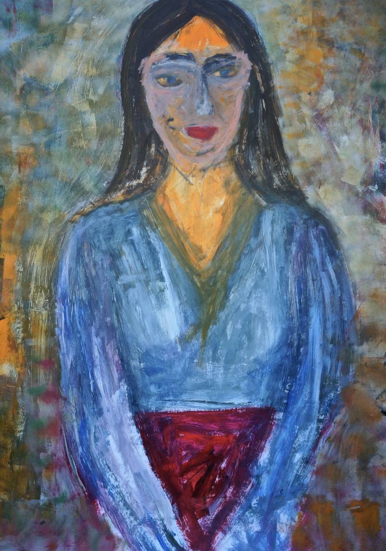 770x1097 Saatchi Art Friendly Painting By Siri Skogstad Berntsen - Friendly Painting