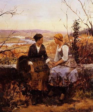 375x450 Friends Painting, Abreslau Louise Paintings Reproduction, We Never - Friends Painting
