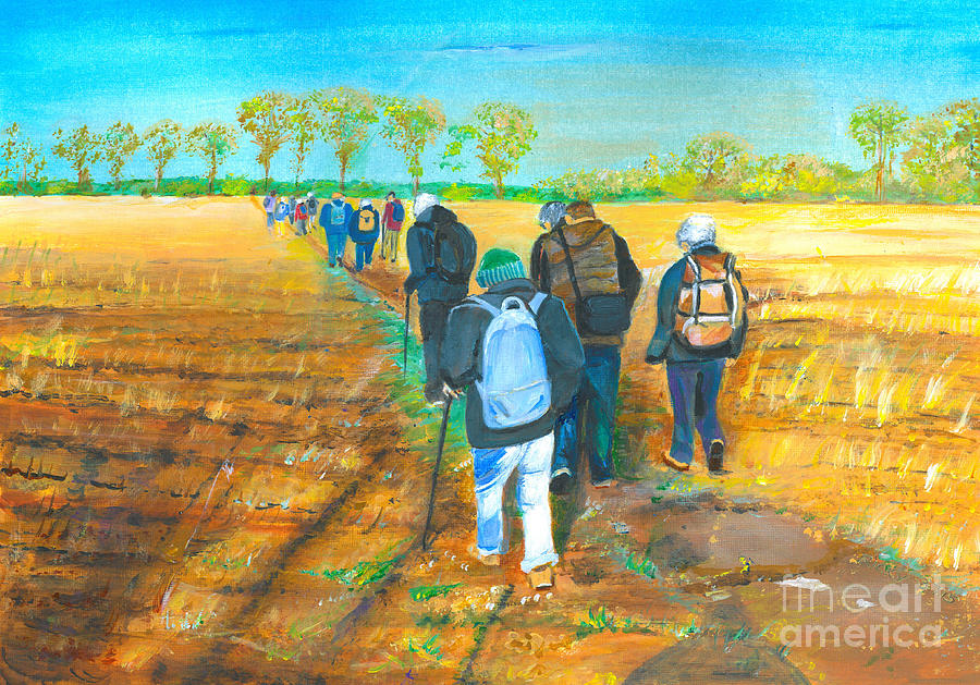 900x629 Old Friends Painting Photo Courtesy Of Alan Lee Painting By - Friends Painting