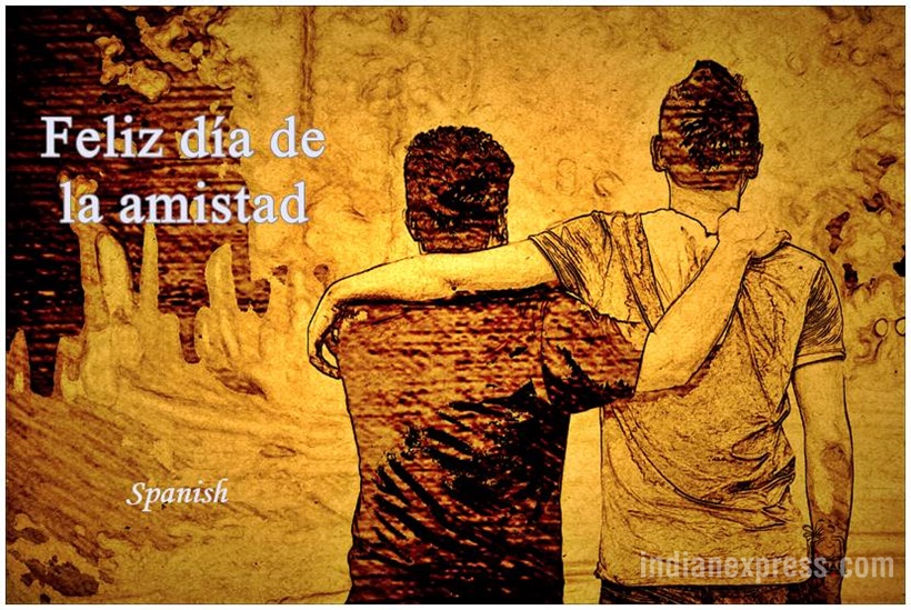 820x549 Photos Happy Friendship Day Wish Your Friends In 30 Languages - Friendship Day Painting