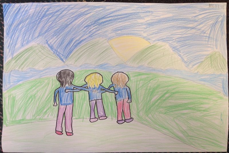 800x536 Tautoru International Friendship Day Logo Design - Friendship Day Painting