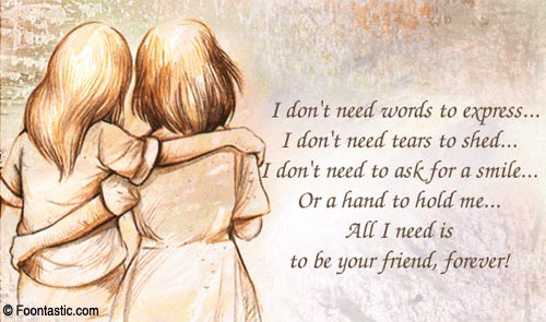 500x295 Wallpapers Name Friends Of Friendship Day - Friendship Day Painting