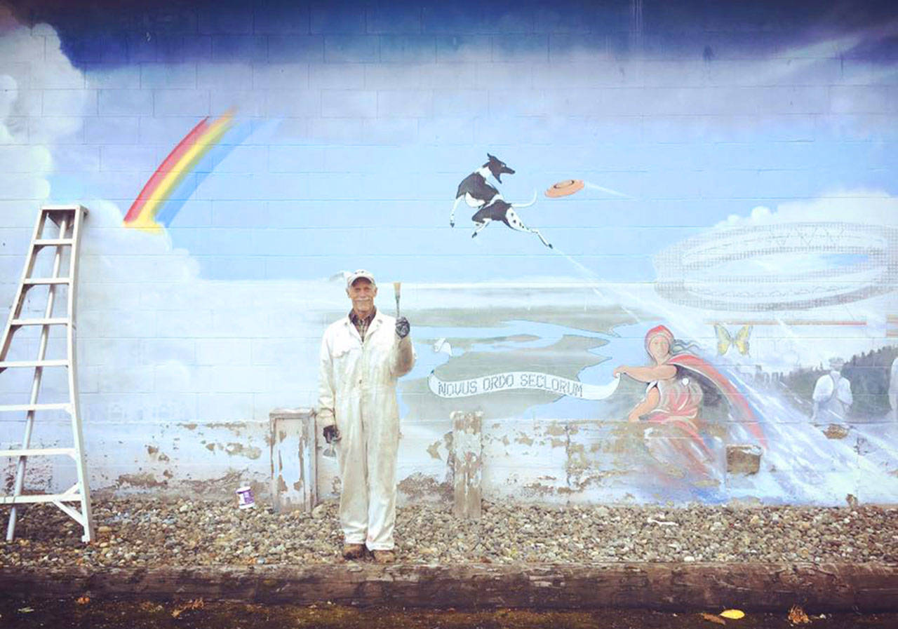 1280x897 Nearly 40 Years After Painting Original, Artist Comes Back - Frisbee Painting