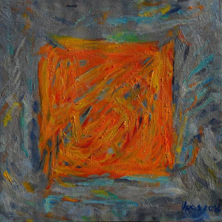 770x770 Saatchi Art Frisbee Energy Painting By Ljubisa Urosevic - Frisbee Painting