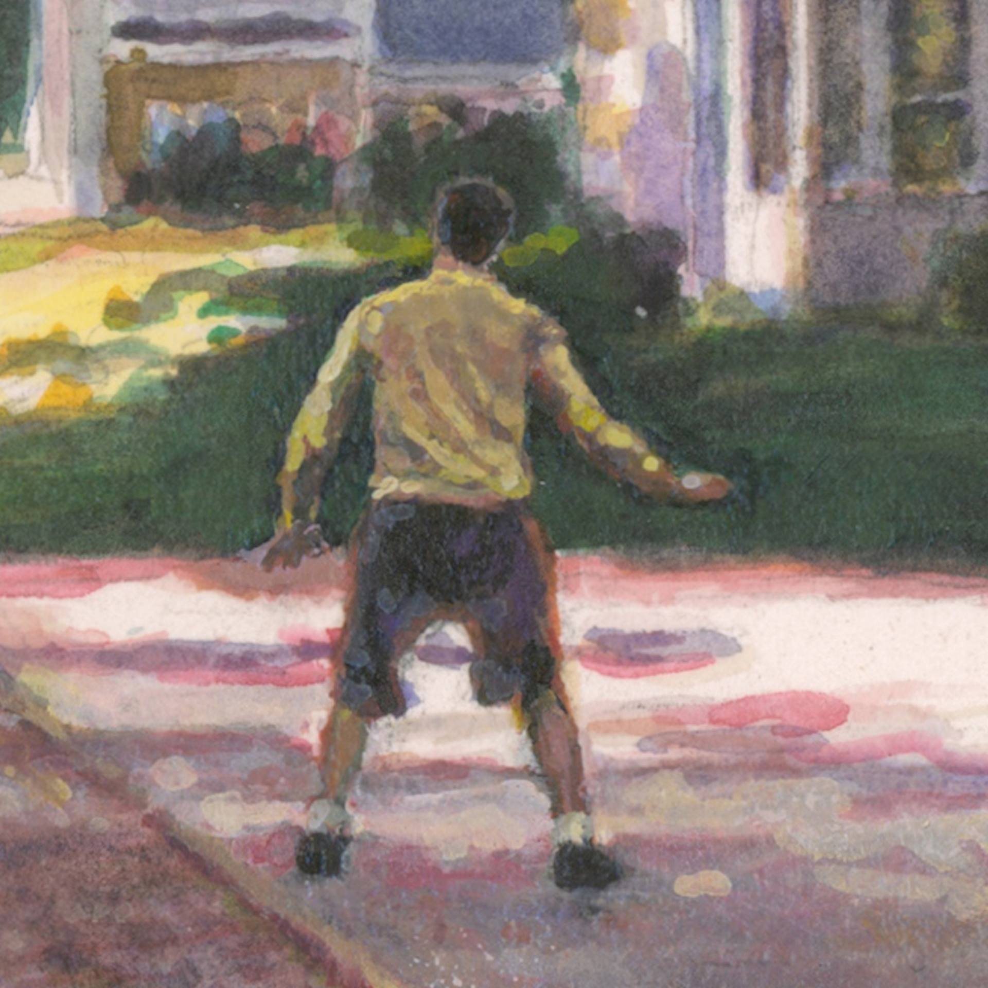 1920x1920 Saatchi Art Street Frisbee Painting By Tony Meyer - Frisbee Painting