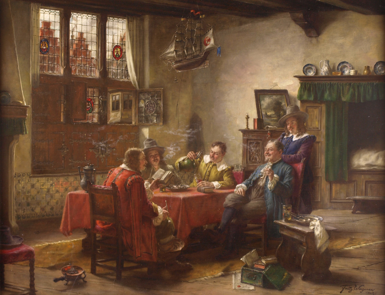 1250x957 Fritz Wagner - Fritz Painting