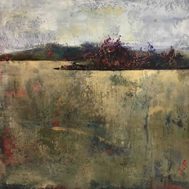 770x770 Saatchi Art Fall Bramble Painting By Julie Fritz - Fritz Painting