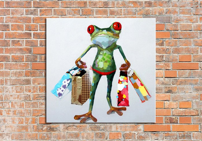 700x490 World Art Shop - Frog Canvas Painting