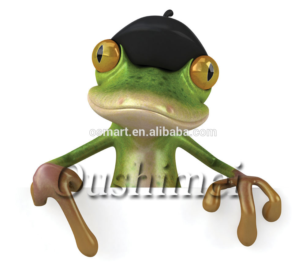 1000x891 3d Funny Frog Canvas Oil Painting Wall Decorations Bright Colored - Frog Canvas Painting