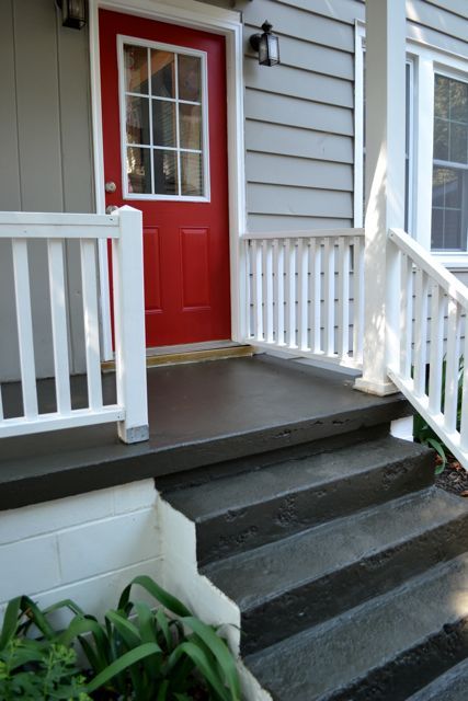 427x640 Painting A Concrete Porch Porch Paint, Porch And Cement - Front Porch Painting
