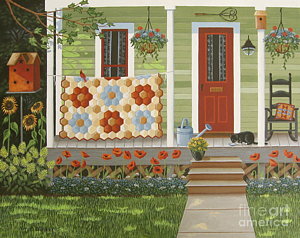 300x238 Front Porch Paintings Fine Art America - Front Porch Painting