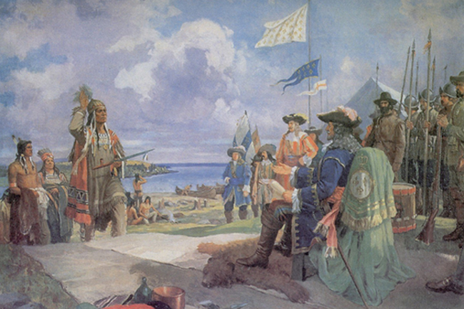 650x433 Fort Frontenac The Cataraqui Archaeological Research Foundation - Frontenac Painting
