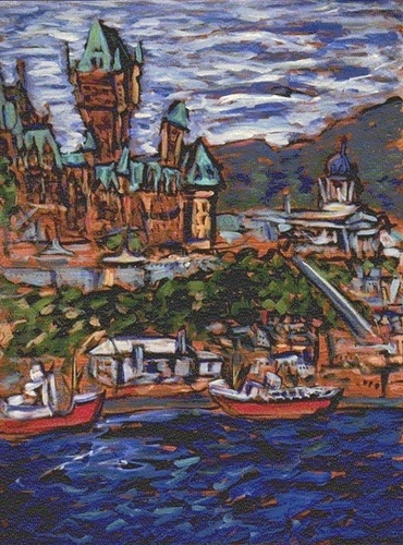 370x500 Peregal - Frontenac Painting