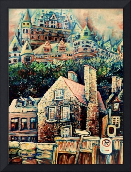 268x350 Stunning Chateau Frontenac Painting Reproductions For Sale - Frontenac Painting