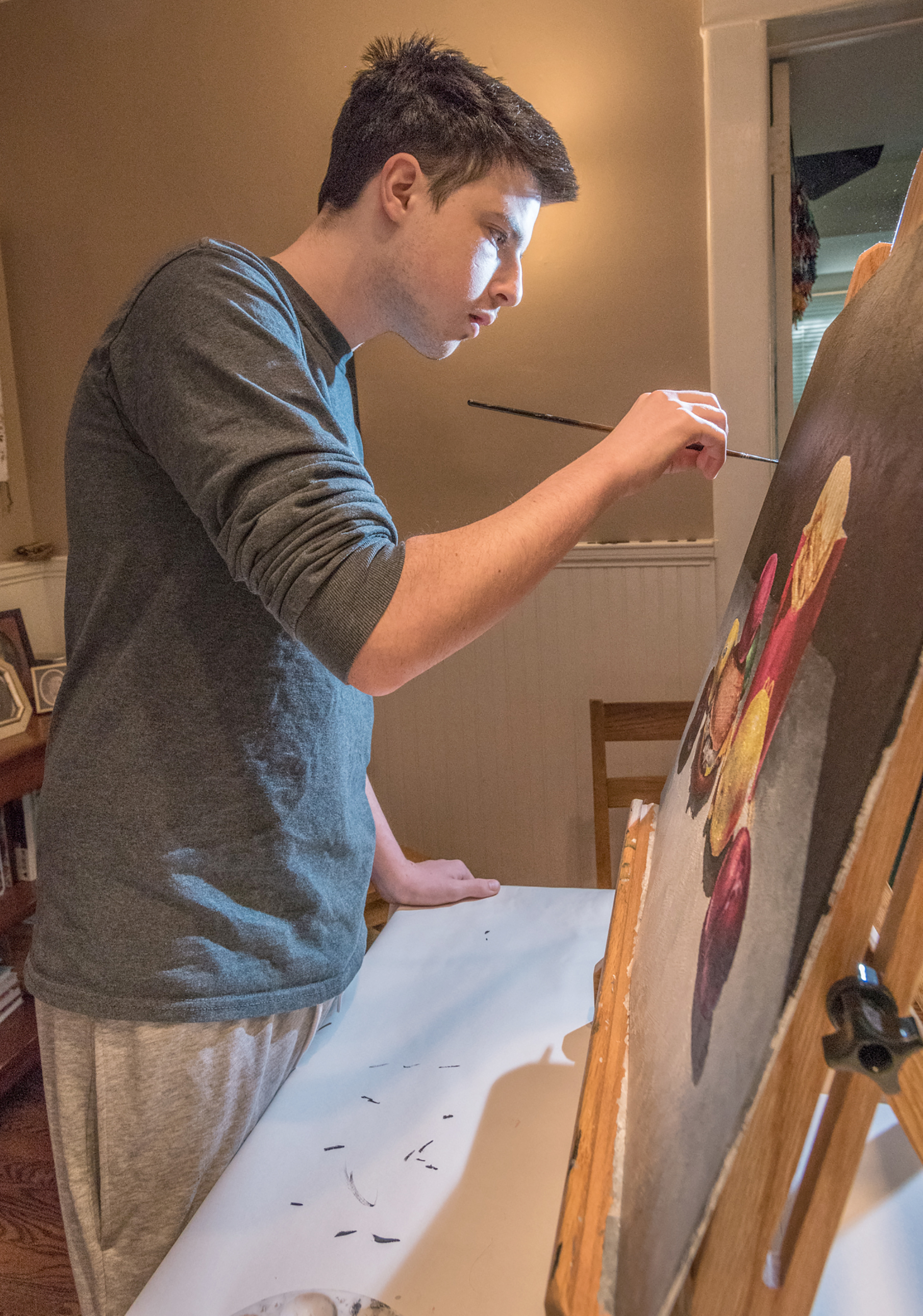 1809x2580 Montclair's Sam Lasiter Finds Beauty In Froot Loops And Happy - Froot Painting