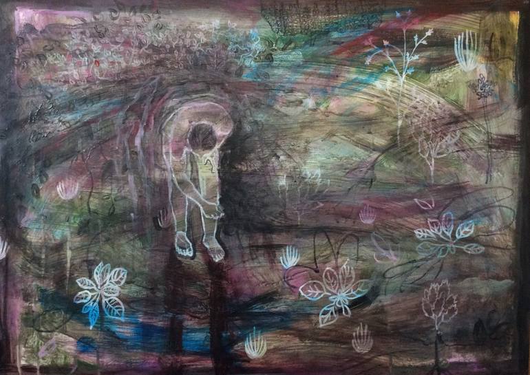 770x545 Saatchi Art Frost Hurt Painting By Miili Kekalainen - Frost Painting